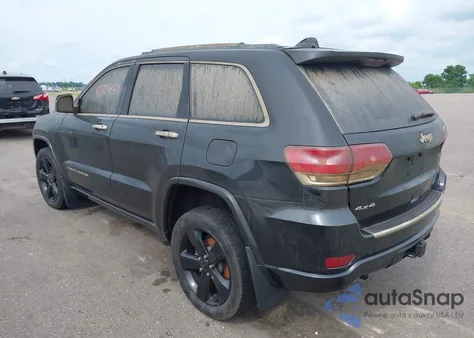 2014 Jeep Grand Cherokee Overland z USA, uszkodzony, nr VIN 1C4RJFCG2EC247574